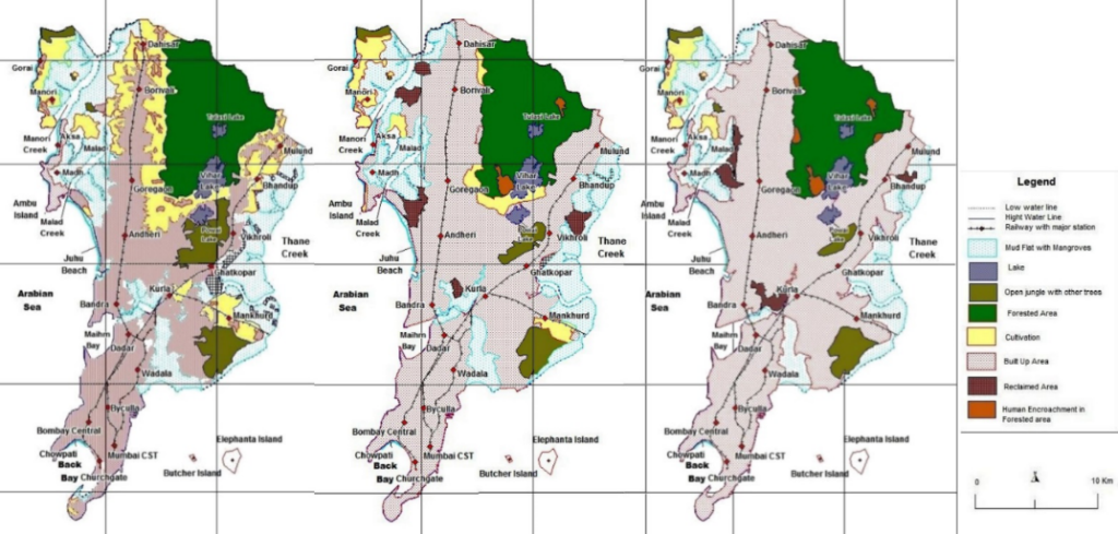 Change in landuse and increased development on reclaimed land